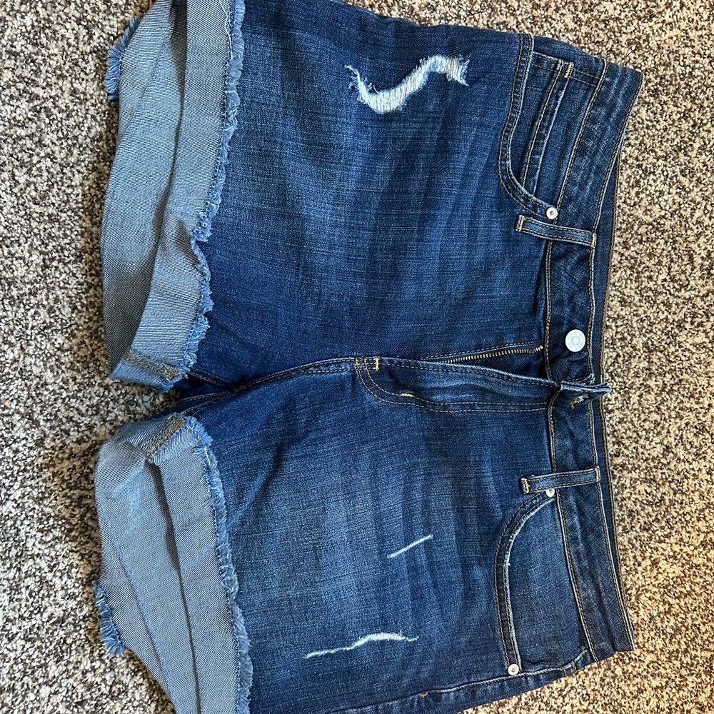 Denim Distressed Women's Shorts